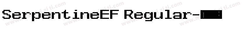 SerpentineEF Regular字体转换